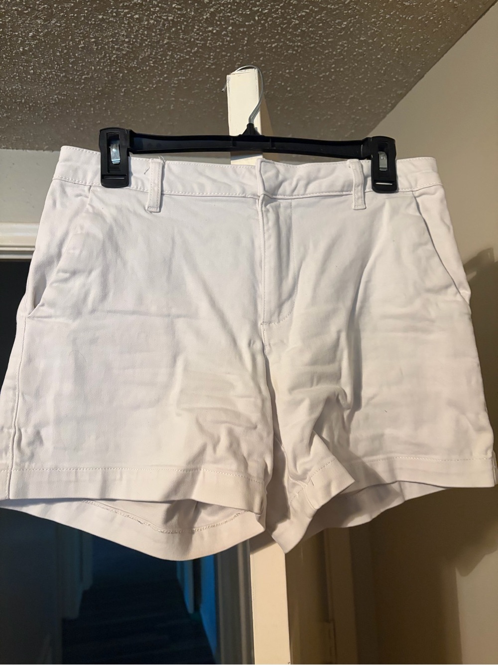 Banana Republic White Trouser Shorts